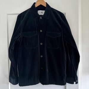NN07 Bernard Corduroy Shirt Jacket - Navy - Small